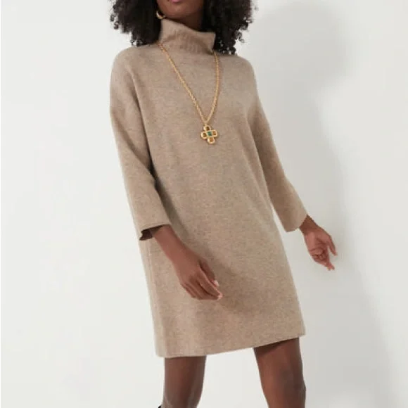 Pomander Place Tuckernuck Hazelwood Vivianne Dress Beige Tan Neutral Size Medium - Picture 2 of 14